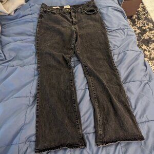 Universal Thread High Rise Bootcut Black Jeans